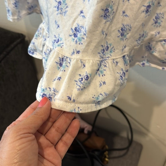 Eileen West Floral 100% Cotton Long Sleeve Romantic Nightgown XL - Picture 4 of 11